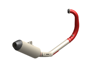 Open muffler